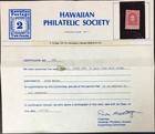 Momen  Hawaii Us  28 Unused No Gum Hps Cert Lot  95994
