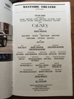 Cagney The Musical Playbill Nyc Off Broadway Based On James Cagney Jan 2017
