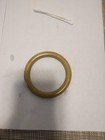 Vintage Art Deco Marbled Olive Green Bakelite Bangle Bracelet - Tested 409