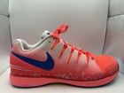 Nike Air Zoom Vapor 9 5 Tour Hot Punch Mens 13 Tennis Shoes Fb2664-600 Federer