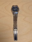 Vintage Orient 3 Star Crystal Automatic Watch Blue Dial 21j 5574lc60 Running