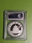 2013 China 1 Oz 10 Yn Pcgs Ms69  999 Silver Panda First Strike