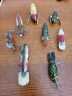 Lot Of  8  Vintage Fishing Lures - Heddon And Others