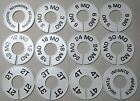 12 Pk Infant toddler baby Clothes Closet Rack Size Dividers Organizers Divider 