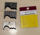 Grizzly G4542 Planer molder  Set Of Three Crown Molding Knives  Used