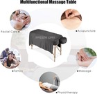 3pcs Massage Sheet Set Microfiber Spa Table Fitted Flat Face Cover