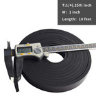 Dobtim Thick Solid Neoprene Rubber Strips 1 4   250   Thick X 1  Wide X 10  Long