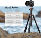 K f Concept 64  Camera Tripod W  Cellphone Clip Lightweight Travel Dslr Tripod
