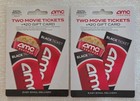Amc Theatres 2 Movie Tickets    20 Giftcard Digital Product Please Read Descript