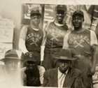 Vintage Circa 1930 s African American Baseball  cherokee  Team Photo Early Old