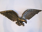 Cast Metal Boass Plated American Eagle 24  Wide Wall Mount 7388 Vintage      D13