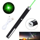 1000miles Green Laser Pointer Pen Usb Rechargeable Visible Beam Light Lazer