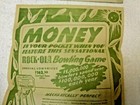 Original 1940 Rockola Ten Pins Mailing Brochure With Rockola Envelope  