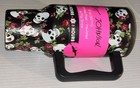 New Betsey Johnson 30 Oz Black Skull Floral Roses Tumbler Cup Halloween Gothic