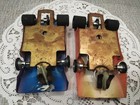 Vtg  1970 s 60 s Slot Car Custom Brass  Chassis Can Am Racer  1 24  2pk Bundle 