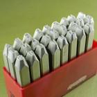 Vintage France  5 Mm   Letter Set   Steel Stamps Punches Alphabet A Frapper          