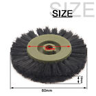 4pcs 60mm Bristle Polishing Brush Flat Abrasive Wheel Grinding Tool 1 4  Hole