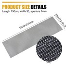 Wire Mesh 304 Stainless Steel Woven Wire Mesh Air Vent Mesh Garden Fence Roll Ca