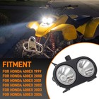 Led Pod Light Headlight Assembly For Honda Trx400ex 1999-2004 Pnp 33101-hn1-003