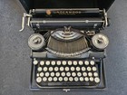 1927 Underwood Standard Portable Typewriter Four Bank Keyboard With Case