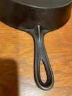    sidney     8 Antique Outside Heat Ring Cast Iron Skillet Sits Flat Restored 1900s