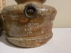 Pair Of Vintage Shigaraki Ware Uzukamaru Mizusashi Flower Vases Stamped Set Rare