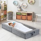 Portable Toddler Travel Bed     Foldable Soft Foam Floor Crib With Washable Cov   