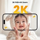 Iegeek Baby Monitor With 5  Hd Screen  2k Camera   Night Vision     Wifi no-wifi