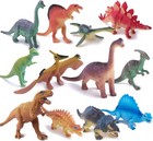 Dinosaurs Toys 12-pack 5  To 7  Realistic Dinosaur Figures With Dinosaur Book   