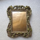 Edgar Berebi Ornate Gold-tone Metal Freestanding 4x3 Portrait Frame Art Nouveau
