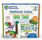 Learning Resources Math Link Cubes Play Learn Activity Set 115 Piece Ages 5 