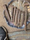  Vintage Railroad Spikes   Worn  Old Iron   Metal Art   