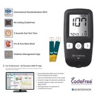 Sd Codefree Blood Glucose Glucometer Kit With Test Strip  Lanchet 100 Pic Each