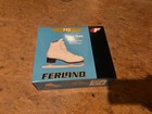 Ice Skates By  Ferland Youth Size 5 White Ice Figure Skating