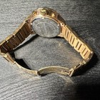 Michael Kors Quartz Blue Dial Gold-tone Bracelet Watch 24-hour Analog