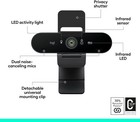 New  Logitech Brio 4k Hd Webcam 960-001105 Ships Free