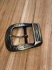 Nos 1970   s Vintage Replacement Buckle Fits 1 5    Belt Antique Brass Gold Usa New