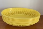 Food Service Baskets Lot If 8 Yellow 9 5  X 6 Unbreakable Reusable Picnic Crafts