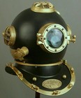 Antique Vintage 18  Diving Helmet Us Navy Mark V Deep Sea Divers Halloween Style