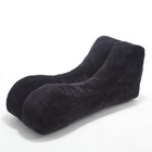 Bean Bag Sofa Chair With High-quality Sponge Plump Elastic Fitting Curves Black