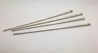 Sterling Silver  Chopsticks 2 Pairs Brilliant Cut  Floral Flower Solid 
