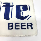 Miller  lite Beer  Jacket Back Patch Large 8 25 l X 5 5 w White   Blue