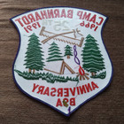 Huge 9  Bsa Boy Scout America Camp Barnhardt 1966-1991 25th Anniversary Patch