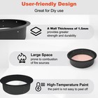 Outdoor Fire Pit Ring Liner 35-inch Outer 31-inch Inner Diameter  Heavy Duty