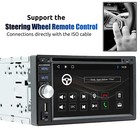 6 2inch Dvd Cd Player Touchscreen Car Radio Stereo Double Din With Backup Camera