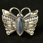 Carolyn Pollack American West Sterling Silver And Denim Lapis Butterfly Enhancer