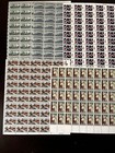 Mint Sheet Accumulation -  1000 Face Value - 3c To 13c Values