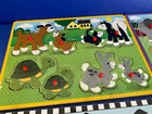 Children Wood Puzzle Set Of 4 Pegged Puzzles For Toddlers