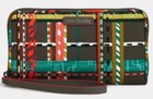 Nwt  Vera Bradley Midtown City Plaid Rfid Accordion Wallet Wristlet