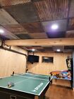 10 Pcs  2 X 2  40 Sq  Ft   Drop Ceiling Tiles Reclaimed Corrugated Barn Roofing